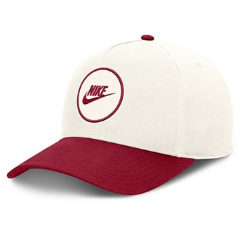 Unisex Nike White/Garnet Florida State Seminoles Rise Side Logo A-Frame Adjustable Hat