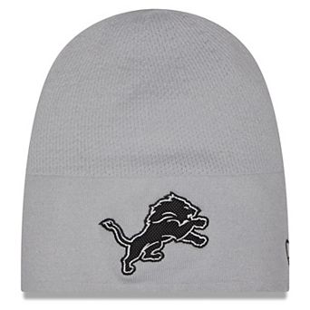 Men's New Era Silver Detroit Lions 2026 Rivalries Collection Sport Knit Hat