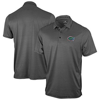 Men's Antigua Black Florida Gators Eager Polo