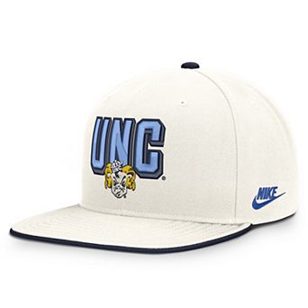 Men's Nike White North Carolina Tar Heels Legacy Letter & Mascot Pro Snapback Hat