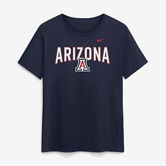 Women's Nike Navy Arizona Wildcats Arch Logo T-Shirt