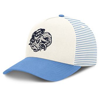 Unisex Nike White/Carolina Blue North Carolina Tar Heels Vault Striped A-Frame Rise Adjustable Hat