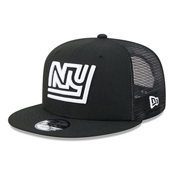 Men's New Era Black/White New York Giants 9FIFTY Snapback Trucker Hat