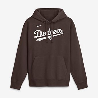 Men's Nike Brown Los Angeles Dodgers Core Cinder Club Fleece Hoodie