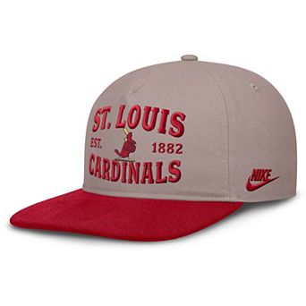 Men's Nike Light Brown/Red St. Louis Cardinals Pro A-Frame Adjustable Hat