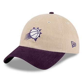 Men's New Era Cream/Purple Phoenix Suns Tonal Corduroy Casual Classic Adjustable Hat
