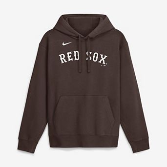 Men's Nike Brown Boston Red Sox Core Cinder Club Fleece Hoodie