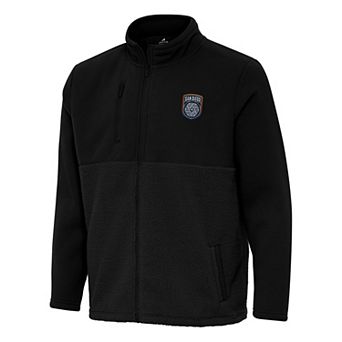 Men's Antigua Black San Diego FC Daily Fused Full-Zip Jacket