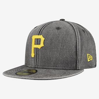 Men's New Era Black Pittsburgh Pirates Washed 59FIFTY Fitted Hat
