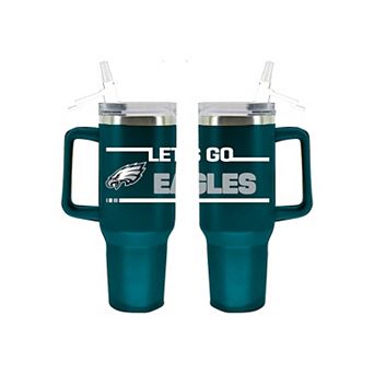 The Memory Company Philadelphia Eagles 40oz. Stainless Steel Team Color Tumbler with Flip Straw