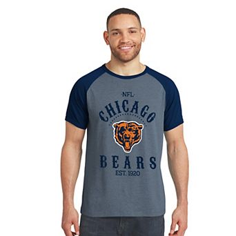Men's Darius Rucker Collection by Fanatics Navy Chicago Bears Raglan T-Shirt