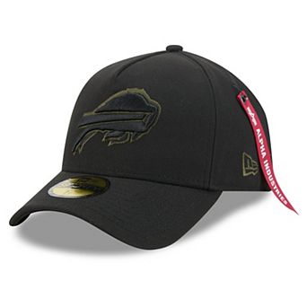 Men's New Era x Alpha Industries Black Buffalo Bills A-Frame 59FORTY Fitted Hat
