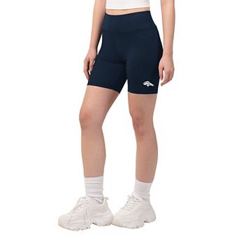 Women's Starter Navy Denver Broncos Biker Shorts