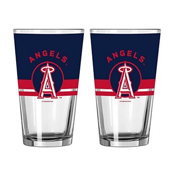 Logo Brands Los Angeles Angels Two-Piece 16oz. Horizon Pint Glass Set