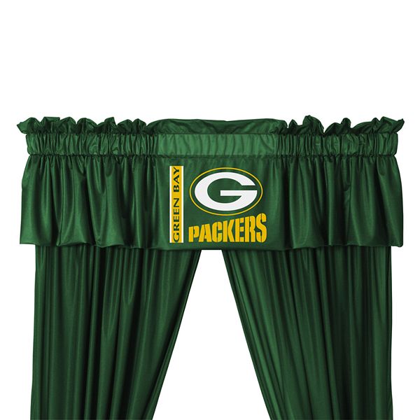 Green Bay Packers Window Valance 14, Green Bay Packers Curtains