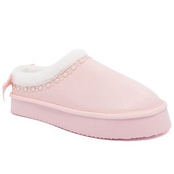Juicy by Juicy Couture Obvi Women's Closed Toe Slipper With Pearl Detail