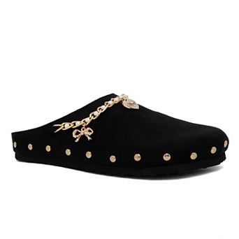 Juicy by Juicy Couture Women's Clog Slipper With Chain Detail