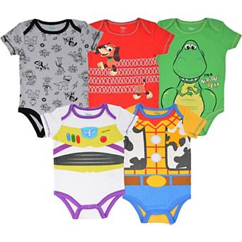 Disney's Toy Story 5-Pack Short Sleeve Bodysuits