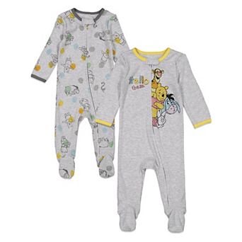 Disney's Winnie the Pooh 2-Pack Footed One-Piece Sleep N' Play