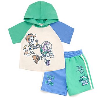 Disney's Toy Story French Terry Hooded Tee and Shorts Set