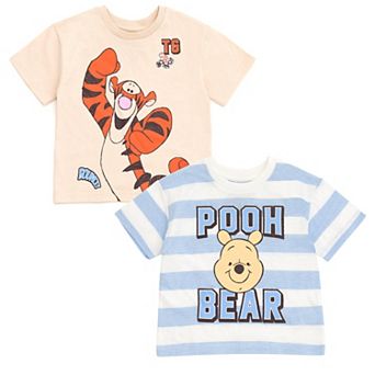 Disney's Winnie the Pooh 2-Pack Short Sleeve Graphic T-Shirts