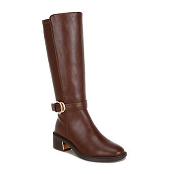 London Fog Lewang Metallic Buckle Detail Women's Knee-High Boots