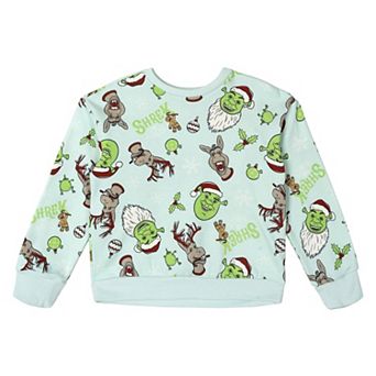 DreamWorks Shrek Holiday Fleece Pullover Sweatshirt