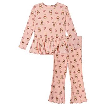 Disney's Winnie the Pooh Ribbed Long Sleeve Tee and Pants Set
