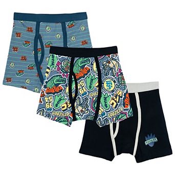 Godzilla Sensory Friendly 3-Pack Boxer Briefs