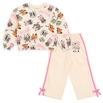 Disney's Zootopia Fleece 2 pc Sweatshirt and Pants Set