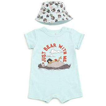 Disney's The Jungle Book 2 pc Romper and Bucket Hat Set