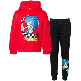 SEGA Sonic the Hedgehog 2 pc Fleece Hoodie and Pants Set