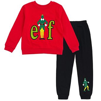 Elf Fleece Sweatshirt and Pants Set