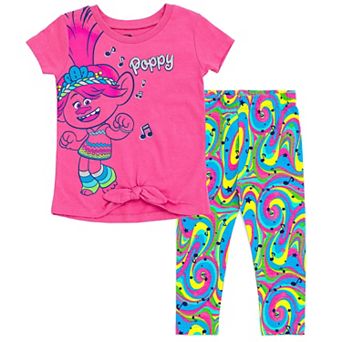 DreamWorks Trolls 2 pc T-Shirt and Leggings Set