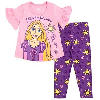 Disney's Tangled 2 pc T-Shirt and Leggings Set