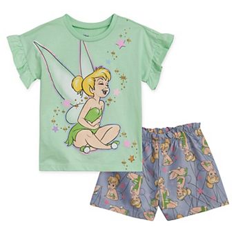Disney's Peter Pan Tinker Bell T-Shirt and Chambray Shorts Set