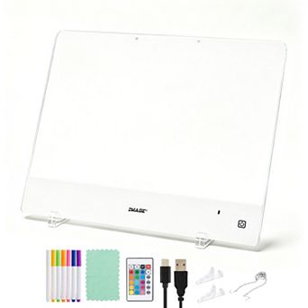 16" LED Drawing Board with Remote Light Up Dry Erase Board