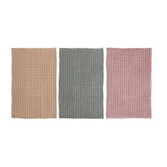 Hello Honey Oversized Stonewashed Cotton Waffle Weave Tea Towels, Multicolor