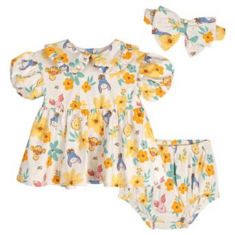 Disney's Winnie the Pooh Dress, Bloomers and Headband Set