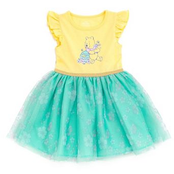 Disney's Winnie the Pooh Flutter Sleeve Tulle Tutu Dress