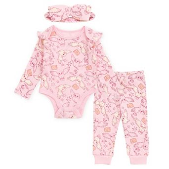 Harry Potter Hedwig Bodysuit and Pants Set with Headband