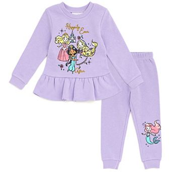 Disney's Princess Fleece Sweatshirt and Pants Set