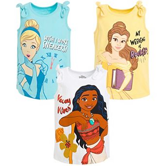 Disney's Princess Sleeveless Tank Top Set
