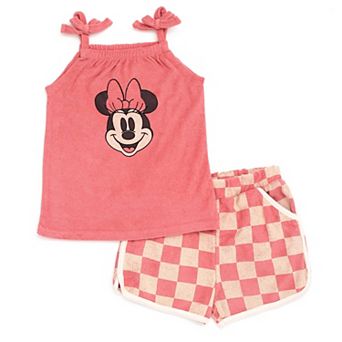 Disney's Minnie Mouse Sleeveless Tank Top and Dolphin Shorts Set