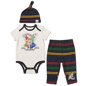 Harry Potter Bodysuit Pants and Hat Set
