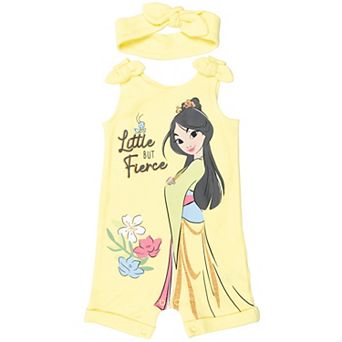 Disney's Mulan Princess Mulan Sleeveless One-Piece and Headband Set