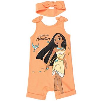 Disney's Pocahontas Sleeveless One-Piece and Headband Set