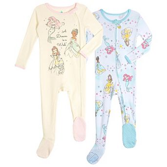 Disney's Princess 2-Pack Footed Sleep N' Play