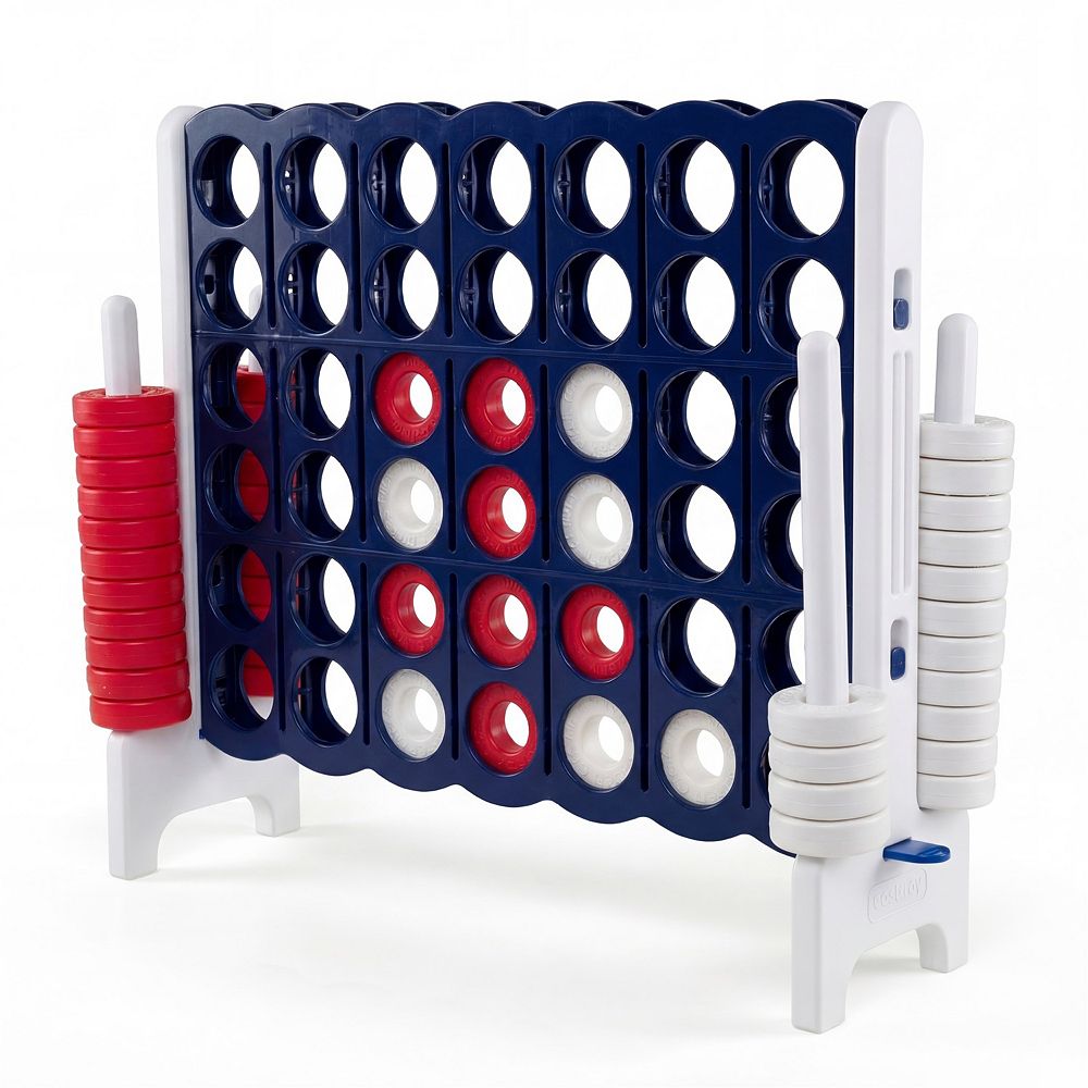 Costway Jumbo 4-to-Score 4 in A Row Game Set Outdoor Indoor Kids