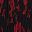 Black Red Bold Floral